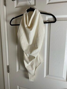 ZARA "Clean Girl" High Neck Bodysuit
